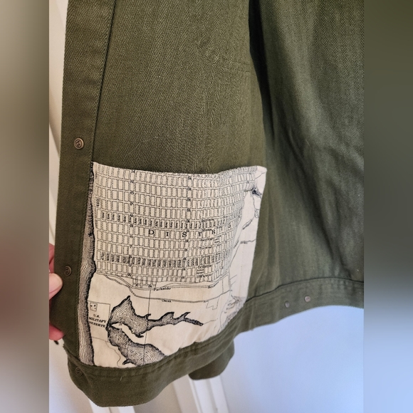 Taylor Stitch The Long Haul Jacket in Olive Herringbone - Picture 4 of 16